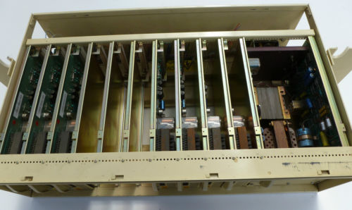 MCE subscriber circuit card — top side showing injection transformers and components