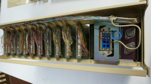 MCE circuit card — PCB underside showing track layout